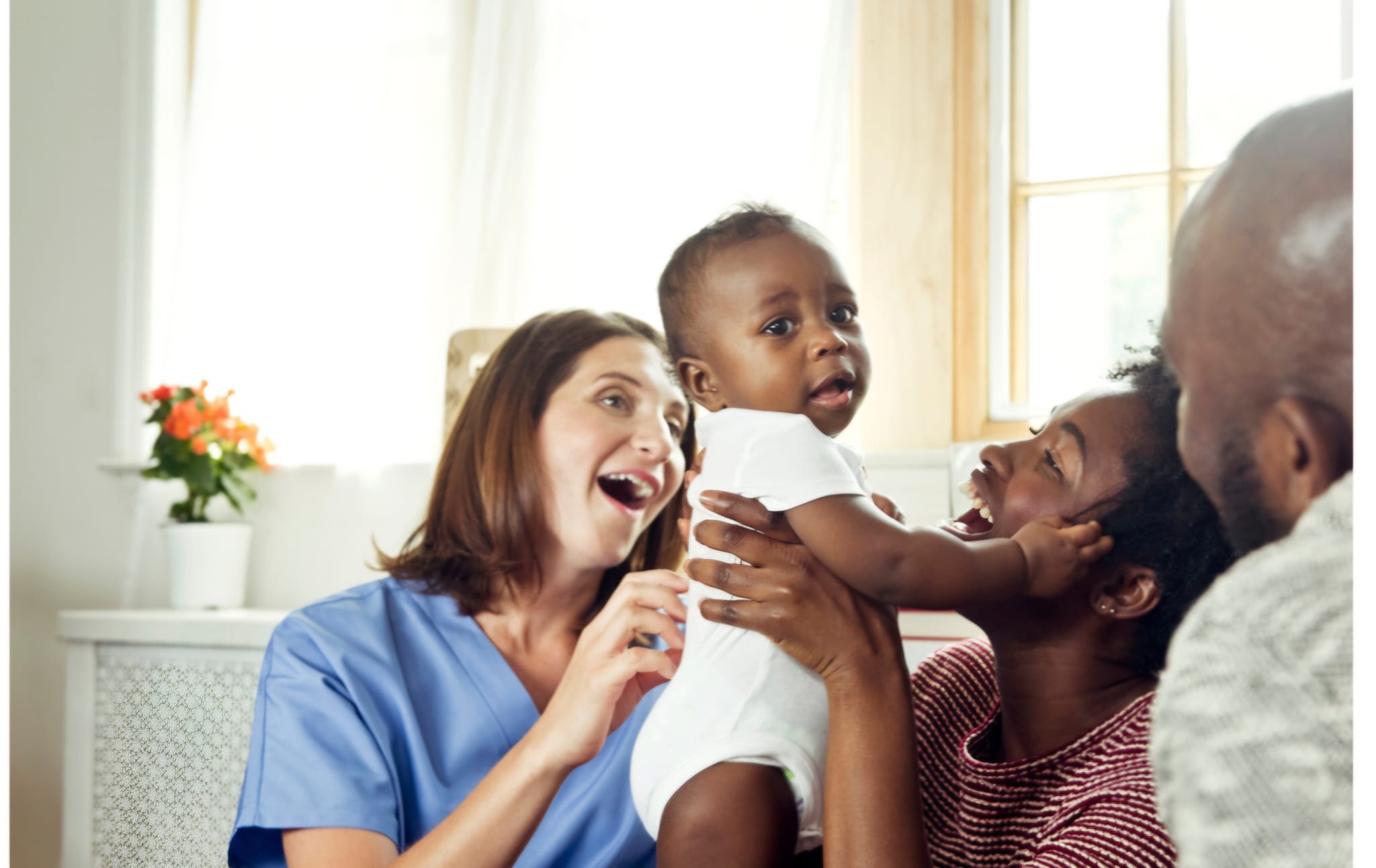 Professional woman smiling